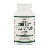 Double Wood Shilajit, bouteille 1000 mg, pratique pour l’apport quotidien.