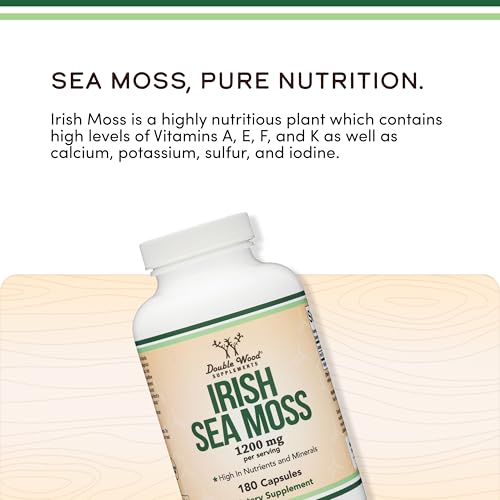 Double Wood Mousse Irlanda Capsules – Source sauvage de Chondrus Crispus.