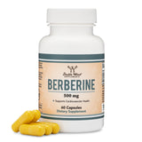 Double Wood Berberine: bouteille présentant le dosage et la marque, format pratique.