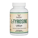 Boîte Double Wood L-Tyrosine, sans gluten et sans OGM.