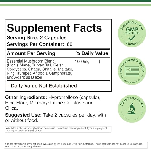 Double Wood Suppléments – Capsules de champignons pratiques pour l'énergie et le soutien quotidien.