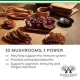 Double Wood Suppléments – Ganoderme lucide, champignon pour l'équilibre et le soutien quotidien.