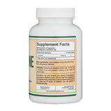 Étiquette Double Wood L-Tyrosine: traçabilité et informations claires.