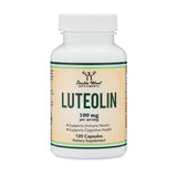 Double Wood Supplements Luteolin: boîte complète et 120 capsules pour deux mois.