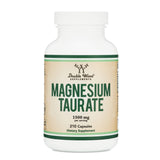Double Wood Taurate de magnésium – bouteille: soutien cardiovasculaire potentiel dans votre routine