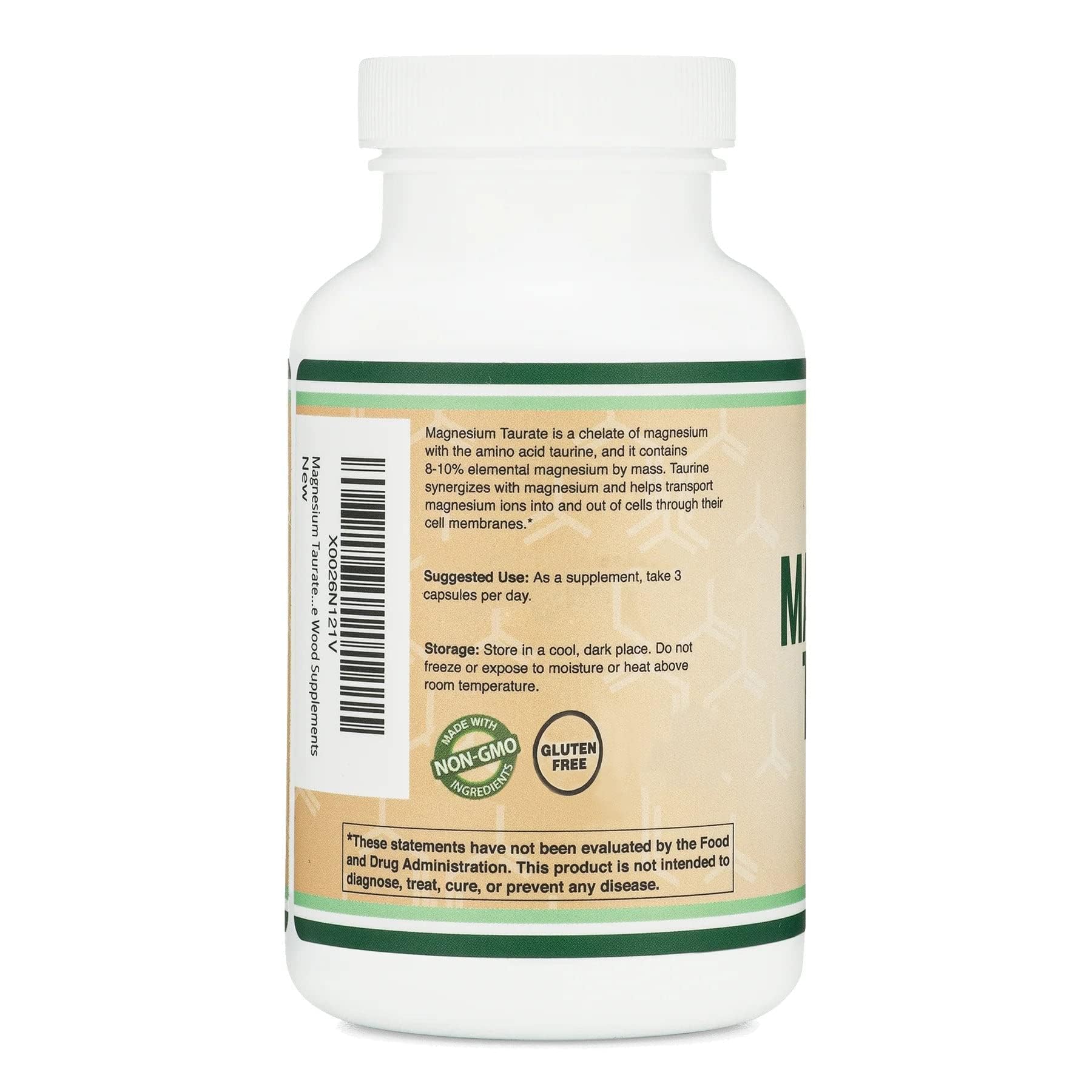 Double Wood Taurate de magnésium – fiche produit: guide clair pour l’utilisation et le dosage