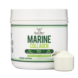 Double Wood Supplements poudre de collagene marin non aromatee, ideale pour boissons quotidiennes.