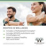 Double Wood Supplements 6 vitamines méthylées – capsules: soutien quotidien en nutriments actifs