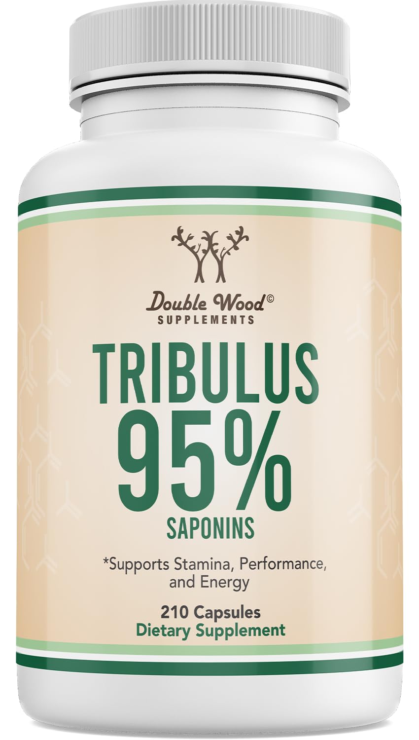 Bouteille Double Wood Tribulus Terrestris avec concentration élevée pour énergie potentielle.