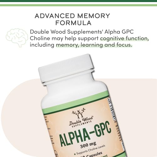 Capsules Alpha GPC Double Wood, faciles à intégrer à la routine.