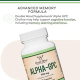Capsules Alpha GPC Double Wood, faciles à intégrer à la routine.