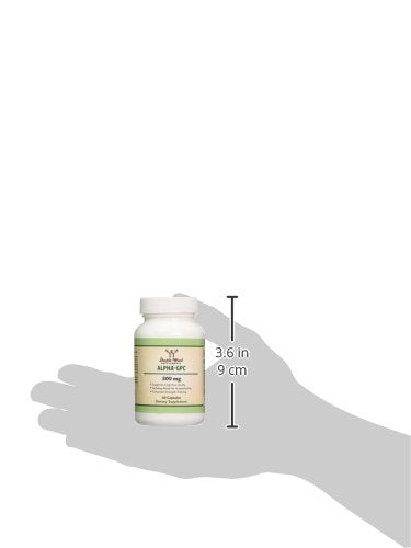 Portion 600 mg d'Alpha GPC Double Wood, dosage clairement indiqué.