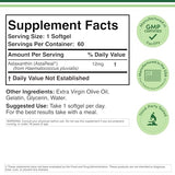 Astaxanthin Double Wood, capsules moelleuses faciles à intégrer à la routine bien-être.