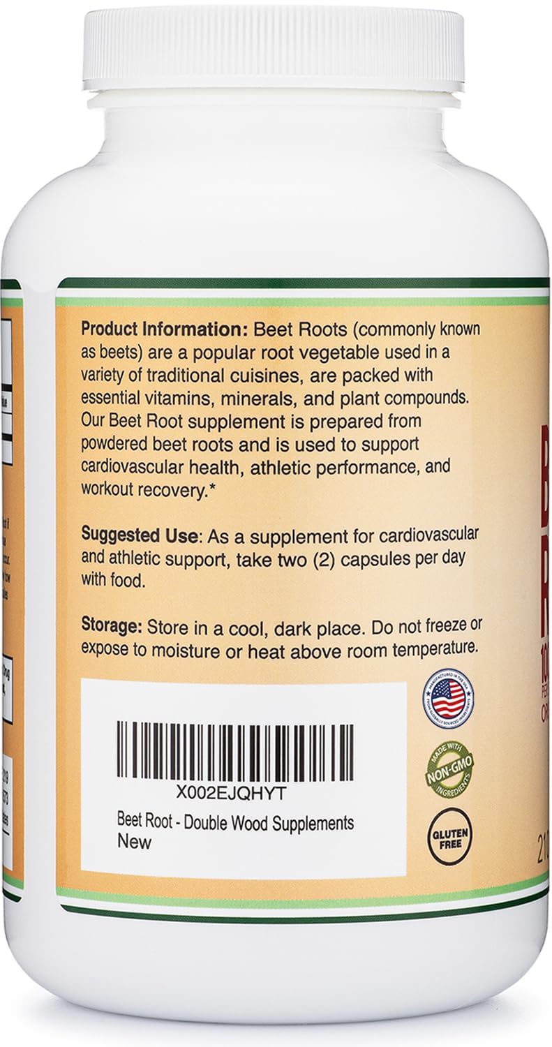 Double Wood Betterave — capsules bio à haute teneur en nitrates, potentielle performance.