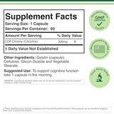 Double Wood CDP Choline – pilules faciles à avaler pour le quotidien