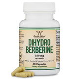 Double Wood Dihydroberberine, bouteille 60 capsules, dose 100 mg, pratique quotidienne.