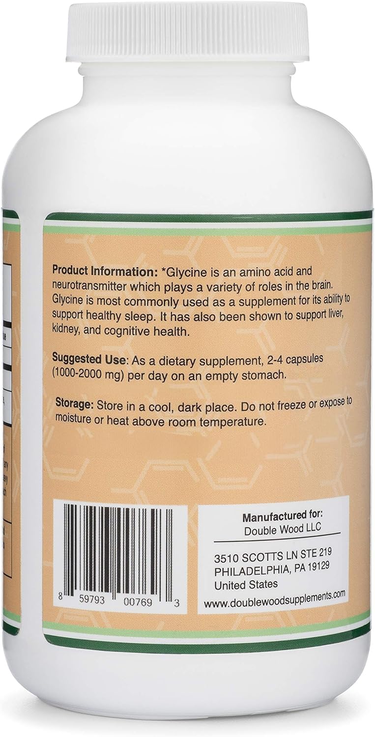 Aperçu de la fiche nutritionnelle glycine Double Wood