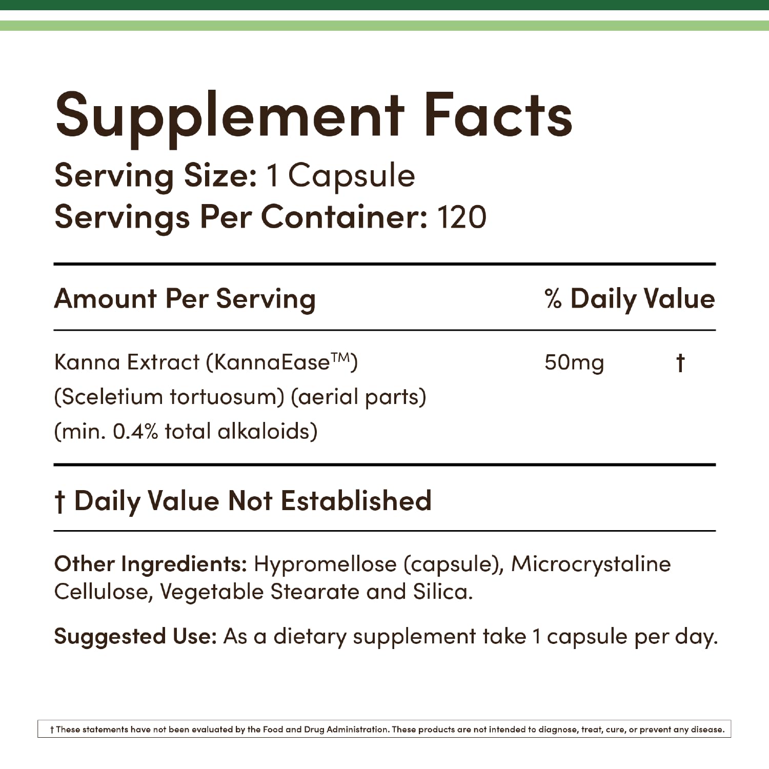 KannaEast capsules 50 mg, format pratique pour une relaxation discrète