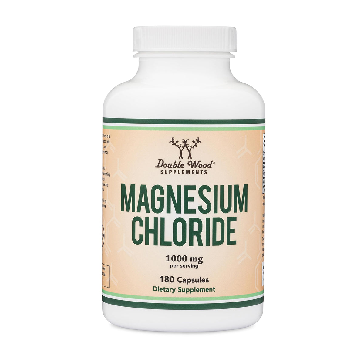 Double Wood Magnésium Chlorure capsules — soutien digestif potentiel.