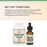 Double Wood Magnésium Citrate 800 mg – emballage US avec contrôle qualité.
