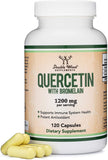 Double Wood Quercetine avec Bromélaïne – bouteille visible et utilisation quotidienne possible
