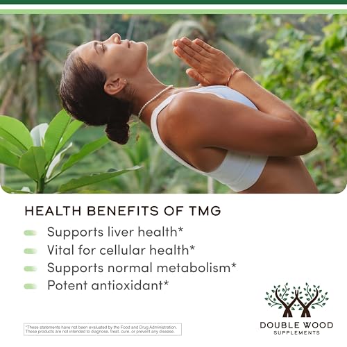 Double Wood TMG: capsules molles 1000 mg faciles à avaler et intégrer