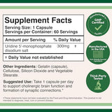 Étiquette Double Wood Uridine Monophosphate, informations d'utilisation