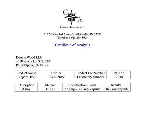 Sans OGM et gluten Double Wood Uridine Monophosphate, choix adapté