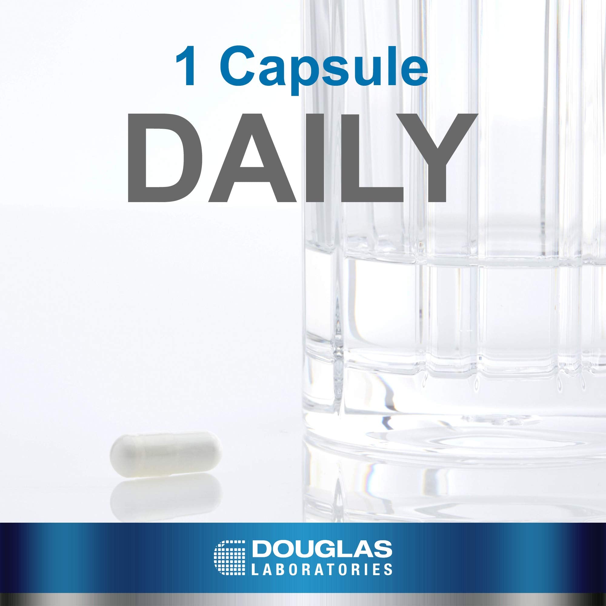 Douglas Laboratories L-Méthionine montre des capsules vues, formulation facile à intégrer dans votre routine.