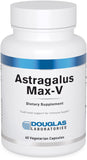 Douglas Laboratories Astragalus Max-V: bouteille visible, soutien immunitaire potentiel au quotidien.