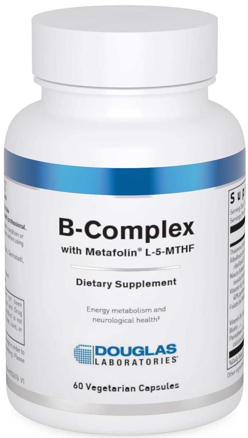 Douglas Laboratories B-Complex Metafolin – bouteille: soutien énergétique quotidien.