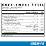 Douglas Laboratories B-Complex Metafolin – capsules: énergie métabolique et soutien neurologique.