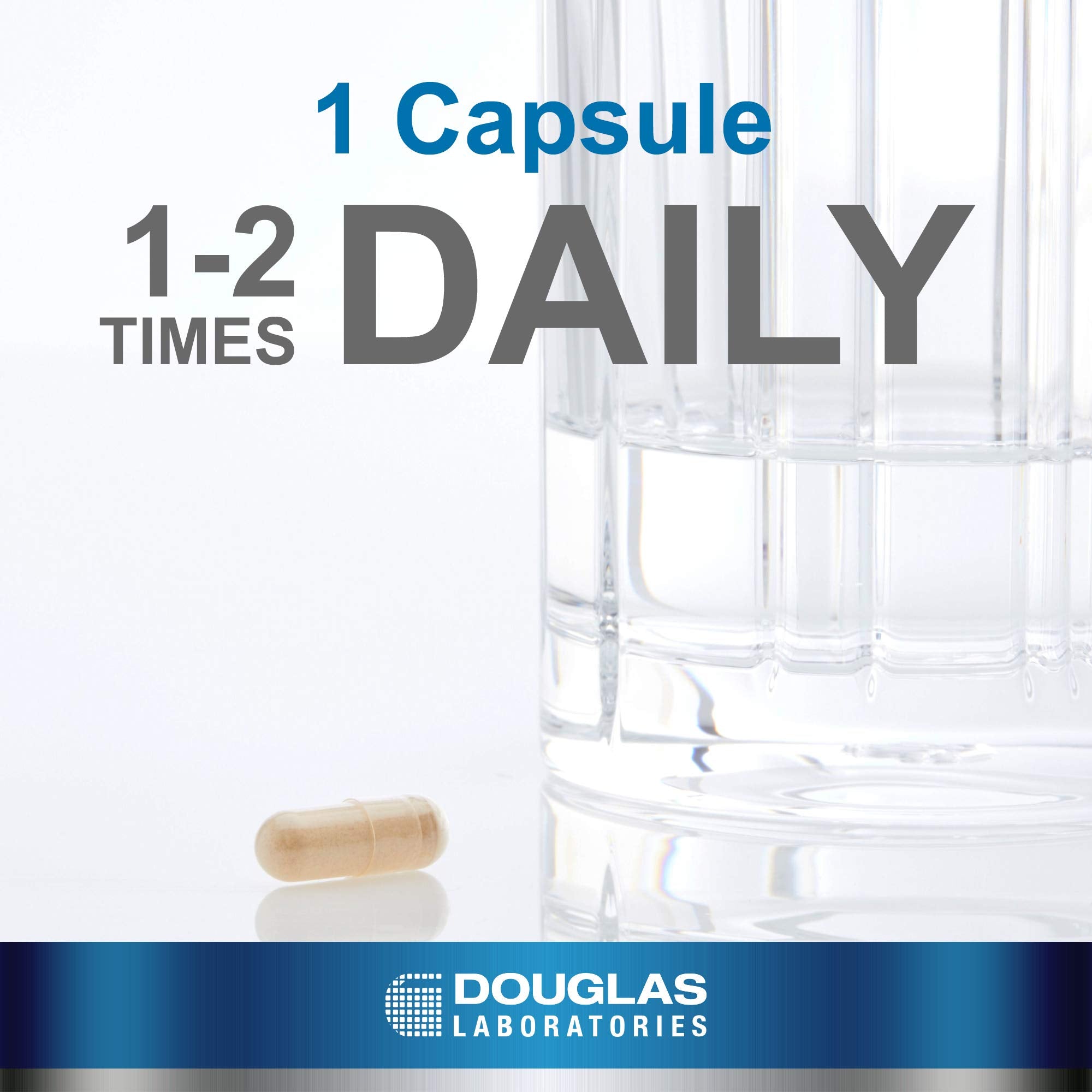 Douglas Laboratories B-Complex Metafolin – etiquette: tableau nutritionnel et ingrédients clés.