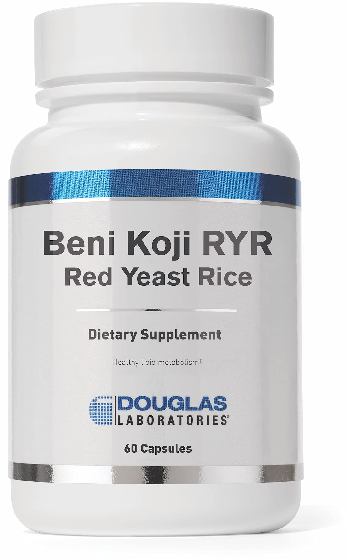 Douglas Laboratories Beni Koji Red Yeast Rice – capsules: soutien potentiel au métabolisme des lipides