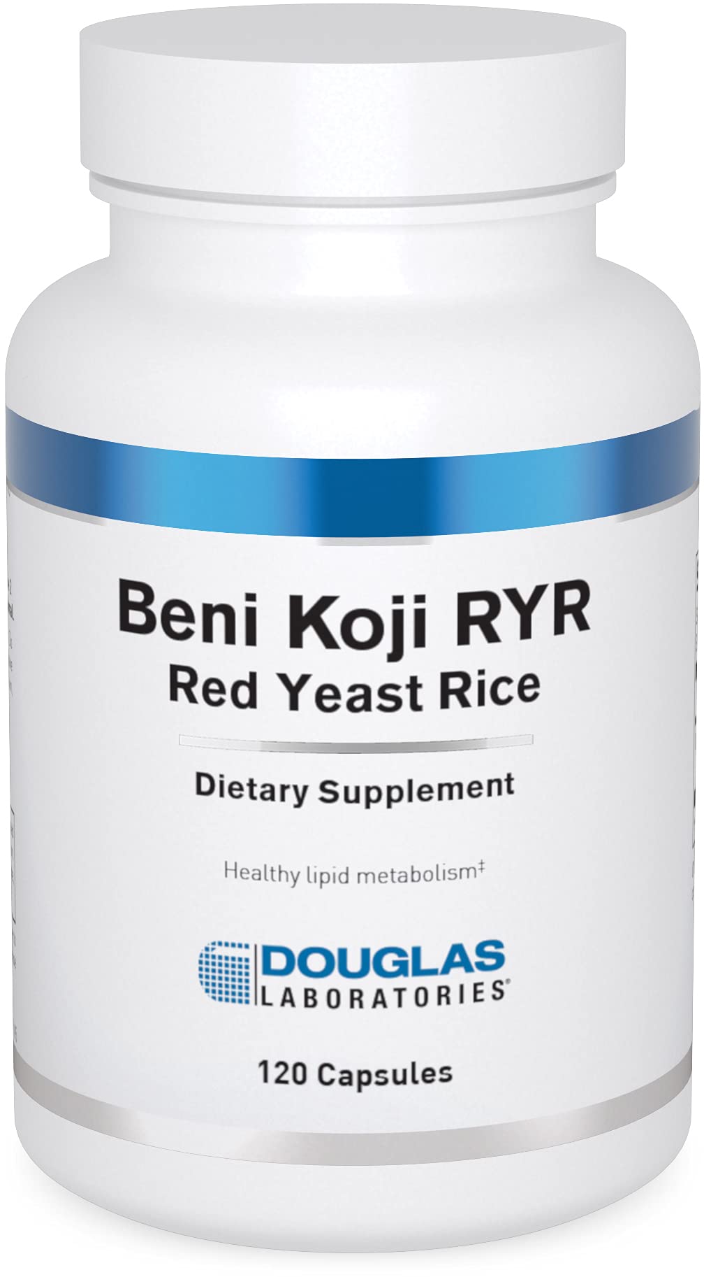 Douglas Laboratories Beni Koji riz rouge fermenté – emballage clair et informatif.