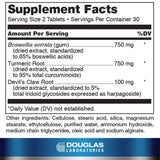 Douglas Laboratories Boswellia-Turmeric Complex – versement des capsules, usage après effort possible.
