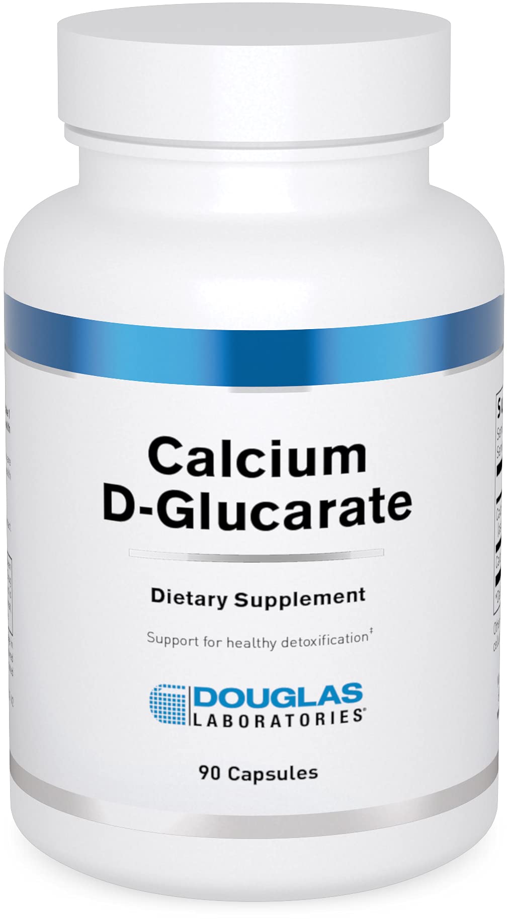 Douglas Laboratories Calcium-D-Glucarate, bouteille de 90 capsules, soutien potentiel à la détoxification.