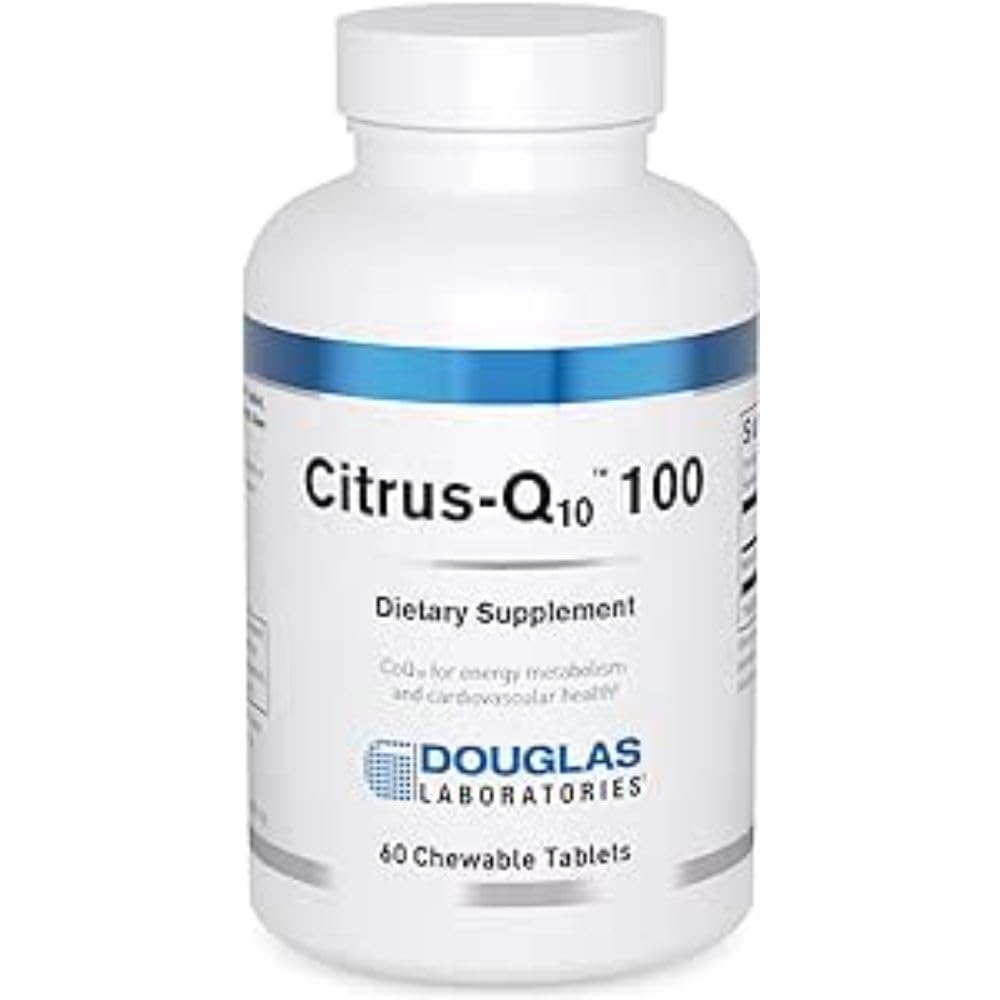 Tablettes masticables Citrus-Q10 pour une ingestion facile