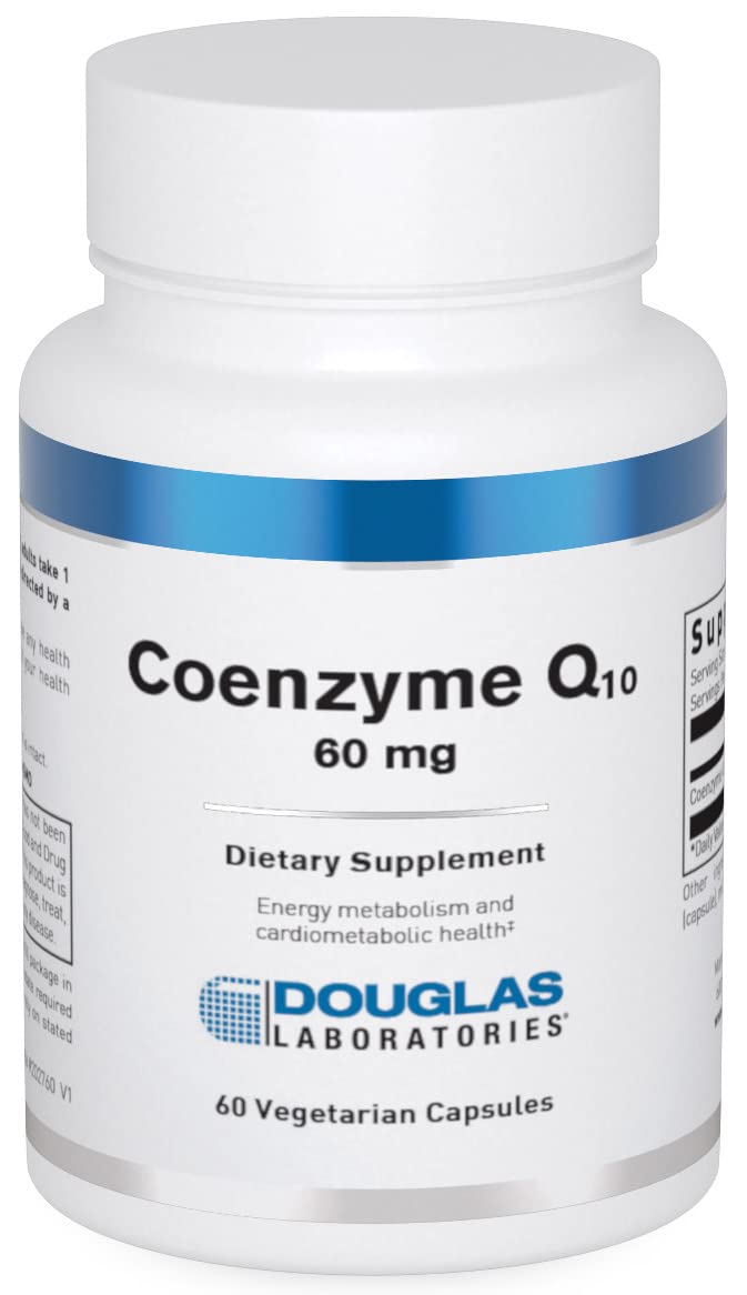 Douglas Laboratories Coenzyme Q-10, bouteille principale, soutien antioxydant potentiel