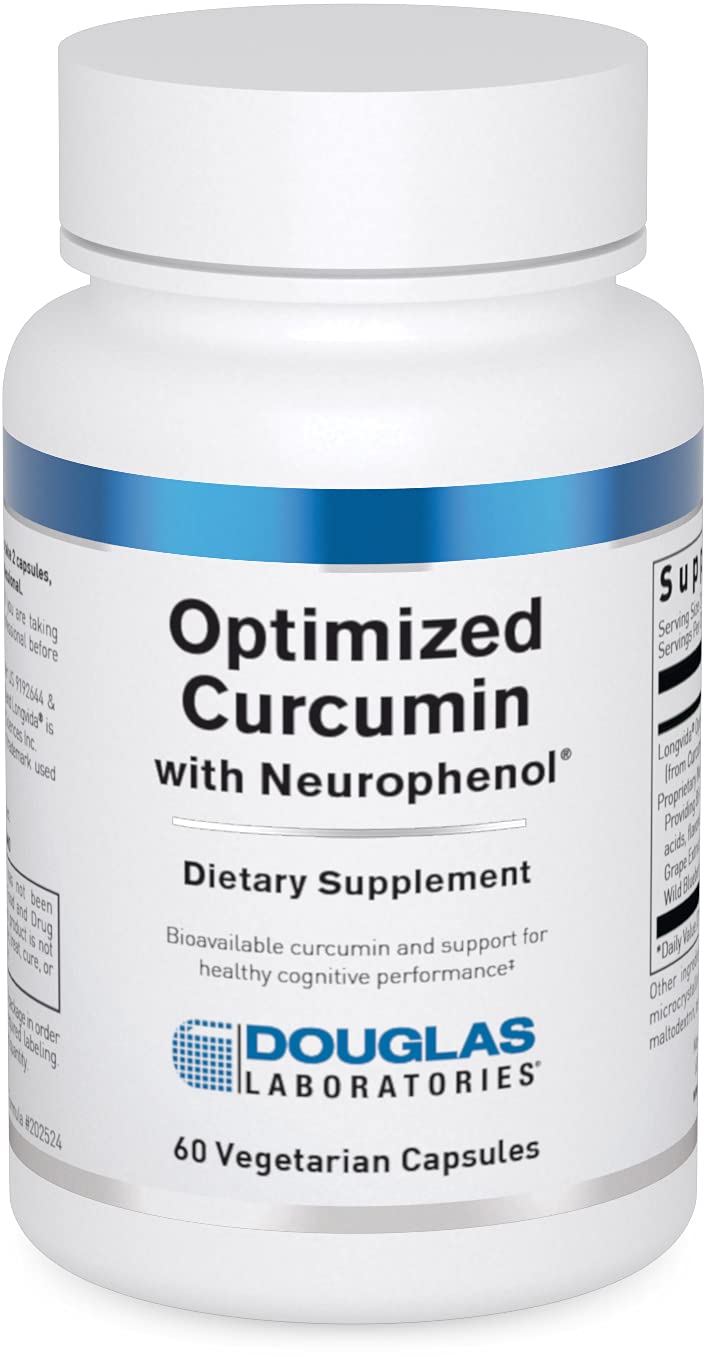 Douglas Laboratories Curcumine Neurophenol - bouteille: soutien potentiel à la vitalité cérébrale avec l'âge