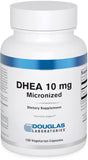Douglas Laboratories DHEA 10 mg capsules : bouteille montrant le produit.