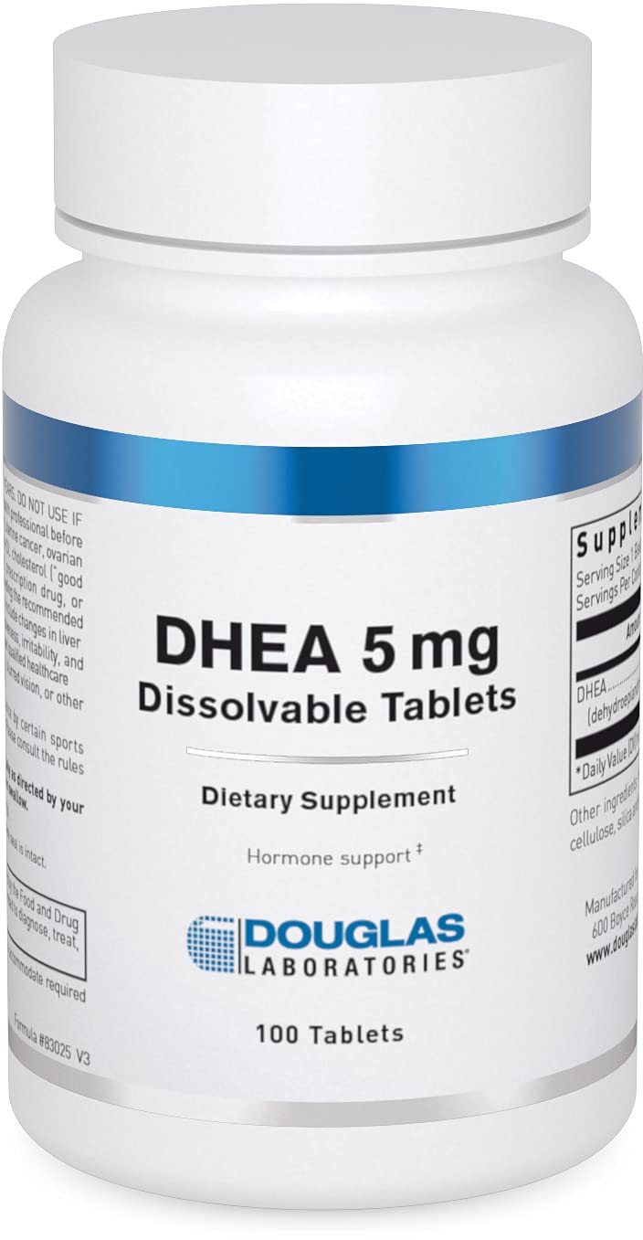 Douglas Laboratories DHEA, emballage clair et pratique pour débuter.