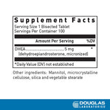 Douglas Laboratories DHEA, tablettes dissolvables en bouche, prise facile.