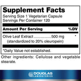 Douglas Laboratories Capsules d'extrait de feuille d'olivier – format pratique pour usage quotidien
