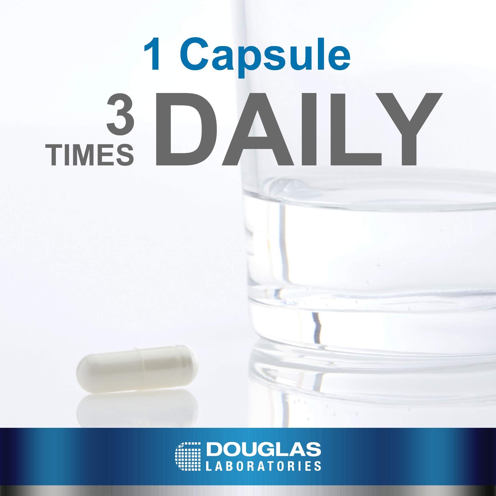 Douglas Laboratories Glucosamine Plus, étiquette-produit avec ingrédients clés et dosage recommandé.