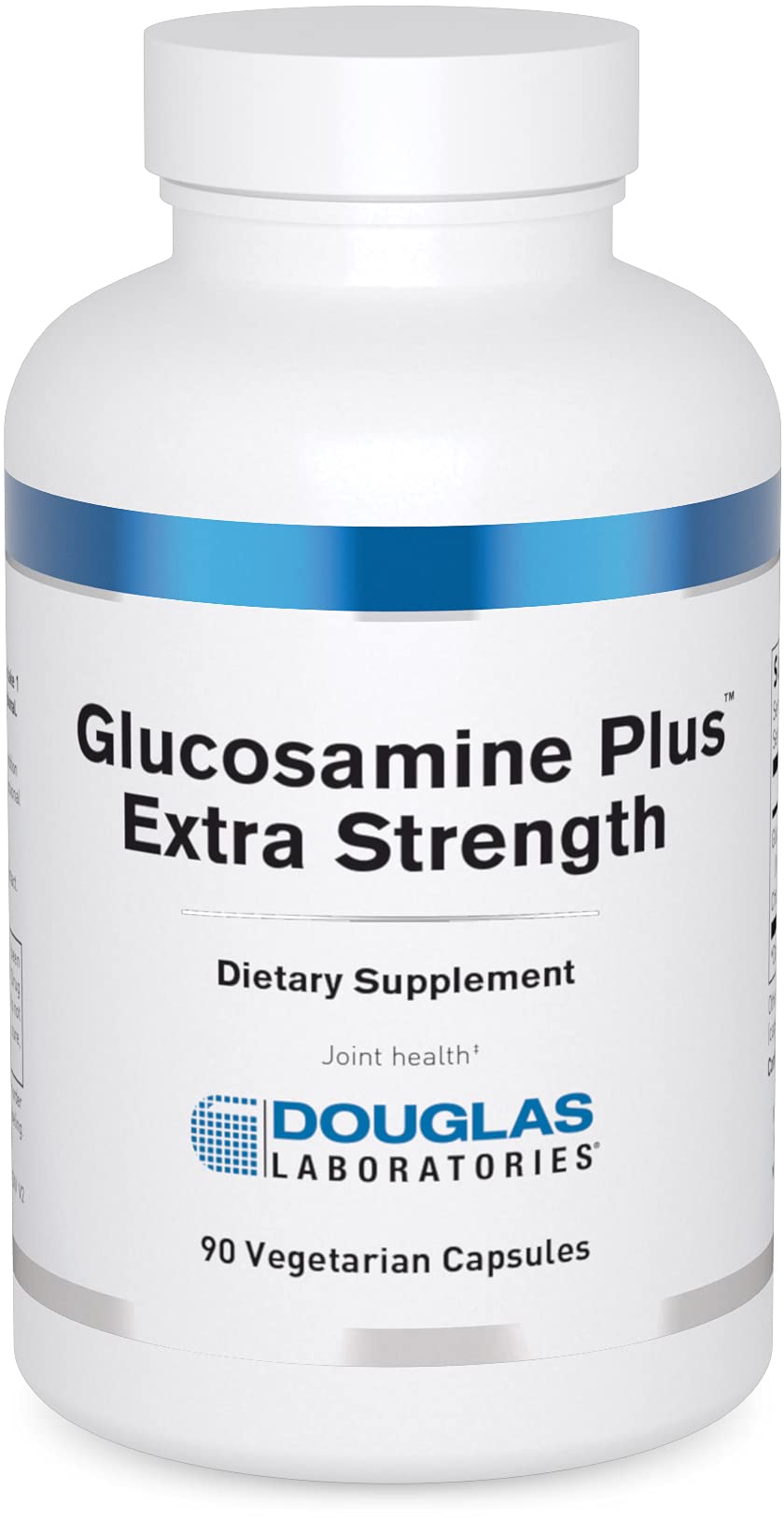 Douglas Laboratories Glucosamine Plus, bouteille haute dose facilitant la prise journalière.