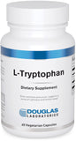 Douglas Laboratories L-Tryptophane, bouteille végétarienne, soutien potentiel au sommeil et à la sérénité nocturne.