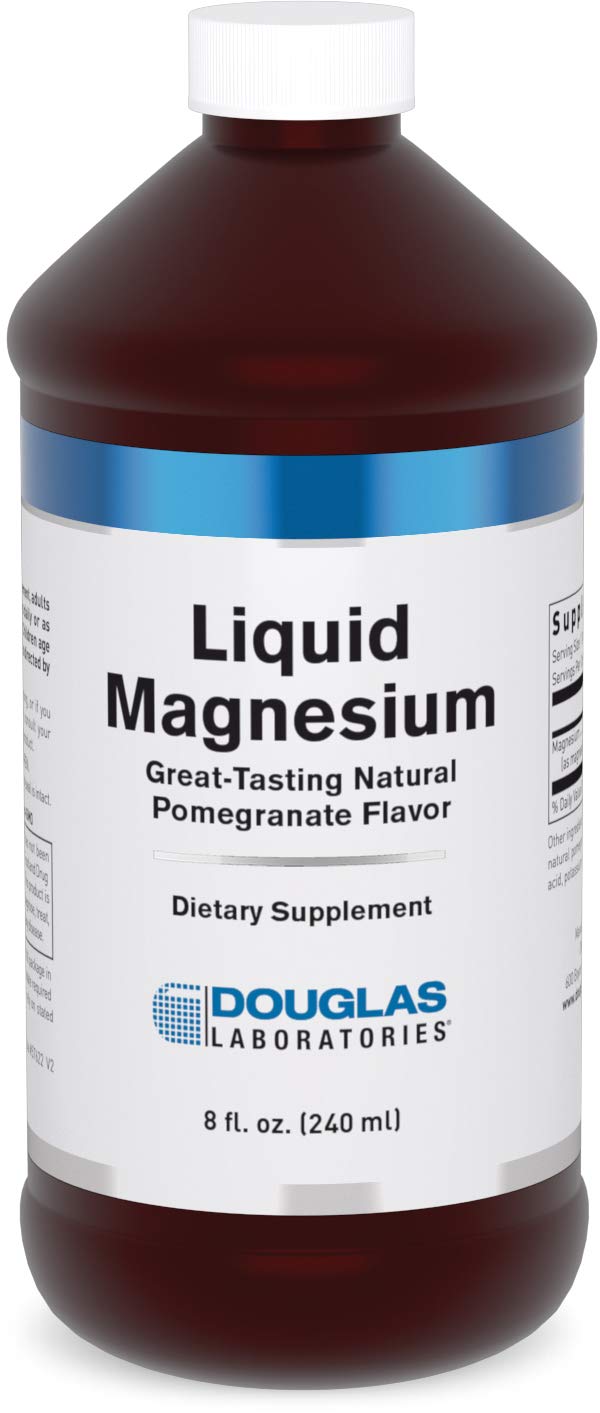 Douglas Laboratories Magnésium Liquide, bouteille 8onces, dosage pratique pour l'utilisation quotidienne.