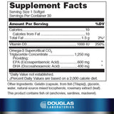 Quell par Douglas Laboratories, capsules oméga-3 faciles à prendre.