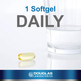 Étiquette Quell par Douglas Laboratories avec informations et dosage visibles.